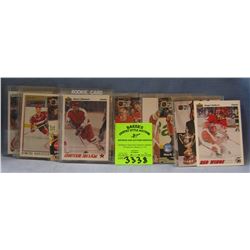 Vintage hockey cards including rookies