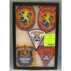 Group of vintage police patches