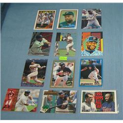 Collection of vint. Kirby Puckett Baseball cards