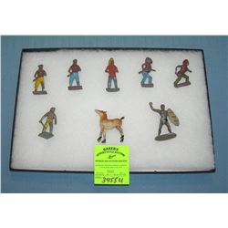 Collection of American Indian figures