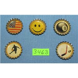 Vintage bottle cap promotional magnets