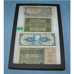 Group of vintage World currency