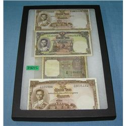 Group of vintage World currency