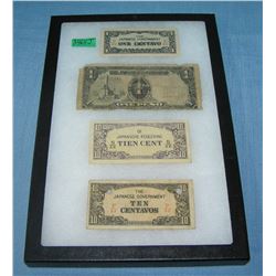 Group of vintage World currency