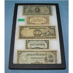 Group of vintage World currency