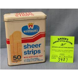 Vintage Band Aids tin