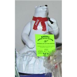 Coca Cola mechanical polar bear bank