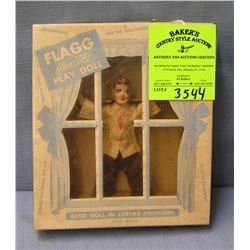 Vintage flexible play doll mint in original box