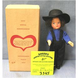 Vintage Amish boy doll