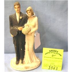 Larger composition bride and groom figure