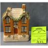 Image 1 : Early painted porcelain building bank