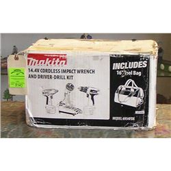 Makita cordless impact wrench & driver drill kit