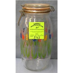 Large vintage storage jar