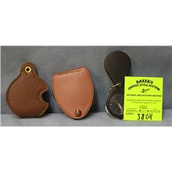 Group of three new magnifying glasses