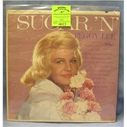 Vintage Peggy Lee record album