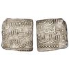 Image 1 : MERINID: Abu Al-Hasan 'Ali (1331-1351), silver square dirham (0.90g), AH 731-752. Legends identical 
