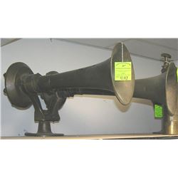 Pair of fire department/railroad emergency horns