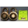 Image 1 : Pair of vintage combination locks