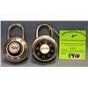 Image 1 : Pair of vintage combination locks