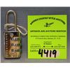 Image 1 : Vintage combination lock by prestolock USA