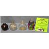 Image 1 : Group of four miniature perfume bottles
