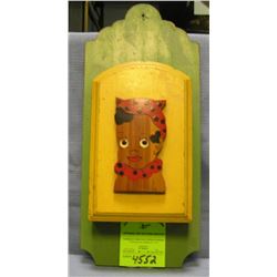 Black Americana kitchen wall mount knife holder