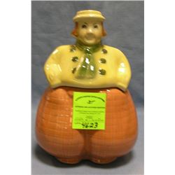 Early Dutch boy cookie jar by Shawnee art pottery