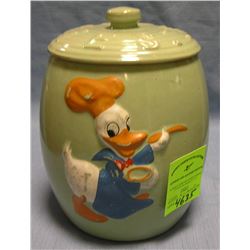 Donald Duck cookie jar by Walt Disney Prod.