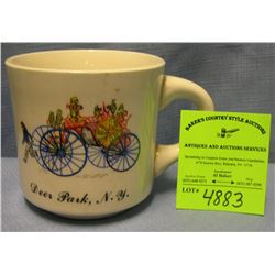 Vintage Deer Park NY fireman?s shaving mug