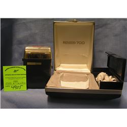 Vintage Ronson 700 shaving kit with original case