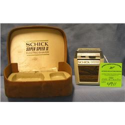 Vintage Shick super speed two shaving kit