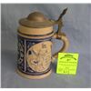 Image 1 : Early German beer stein with pewter lid