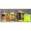 Image 1 : Group of three vintage German Beer steins