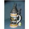 Image 2 : Vintage German beer stein with nice pewter lid