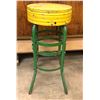 VINTAGE TIN WORK STOOL