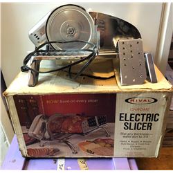 RIVAL MEAT SLICER - AS NEW