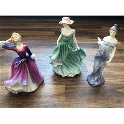 GR OF 3 ROYAL DOULTON FIGURINES