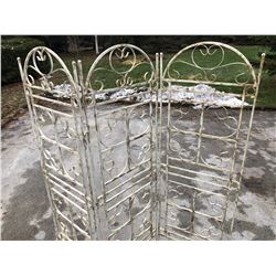 VINTAGE WROUGHT IRON SCREEN