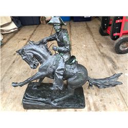 FREDERICK REMINGTON BRONZE STATUE - REPRO