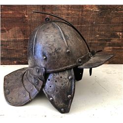 ANTIQUE LOBSTER-TAIL POT HELMET