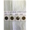 Image 1 : GR OF 4, 1879 - 1939 UK PENNIES