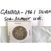 GR OF 7, 1940 - 1966 CDN 50 CENT PIECES