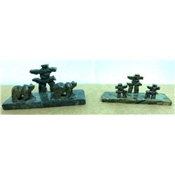 SIGNED NATIVE SOAPSTONE ART