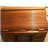 Image 2 : QUALITY OAK ROLL TOP DESK