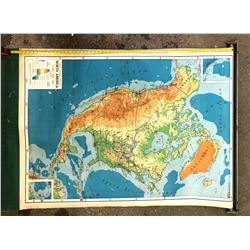 RAND MCNALLY SCHOOL MAP - NORTH AMERICA
