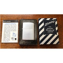 ZIPPO LIGHTER WITH ORIGINAL BOX