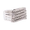 Image 1 : 0.70 ctw Diamond Ring - 18KT White Gold