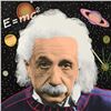 Image 2 : Einstein by Steve Kaufman (1960-2010)