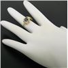 Image 6 : 14K Solid Yellow Gold 1.14 ctw Oval Sapphire Blooming Flower Ring Diamond Accent