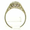 Image 8 : 18k White Gold Old European Diamond Solitaire Ring